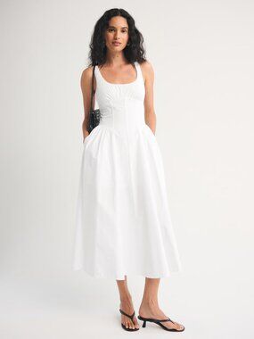 NWT A&F Bra-Free Dylan Midi Dress Small Petite | Sold Out!